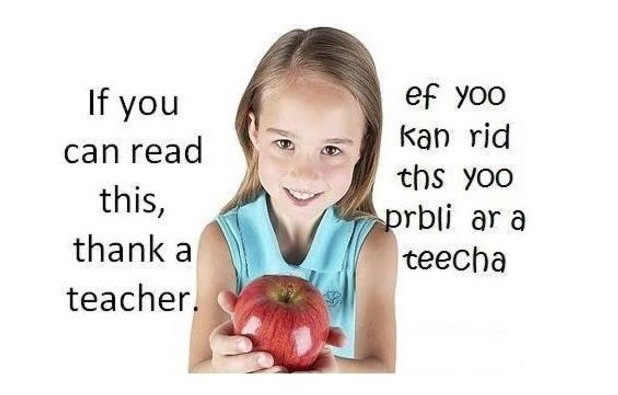 A huge thank you to all the teachers who work so hard to encourage and support their students!