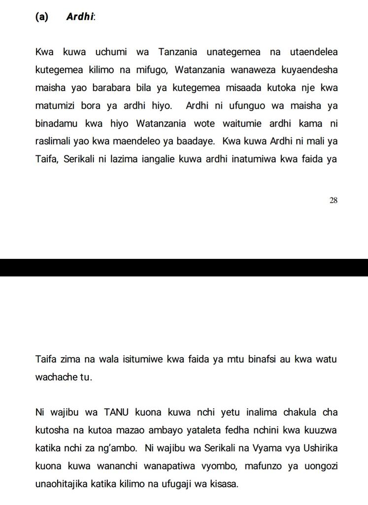 Azimio La Arusha Mwaka 1967 Azimio La Arusha Mwaka 1967