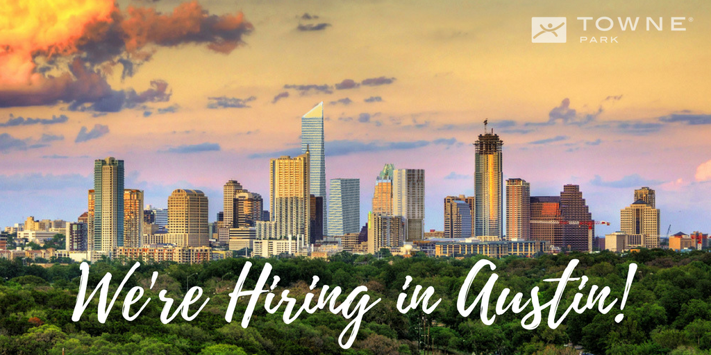 TownePark's tweet photo. Want to work for a company with #growthpotential? Look no further! #HiringinAustin Join us at @HyattAustin Thurs, June 15th from 10 am-3 pm. https://t.co/mRCXDBio6S