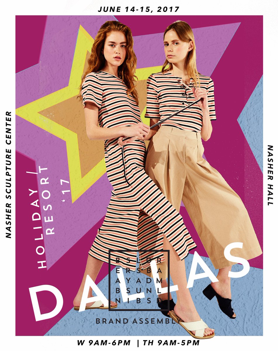 Our first Dallas show finally opens tomorrow! Email: info@brandassembly.com for a full list of brands 💗✨