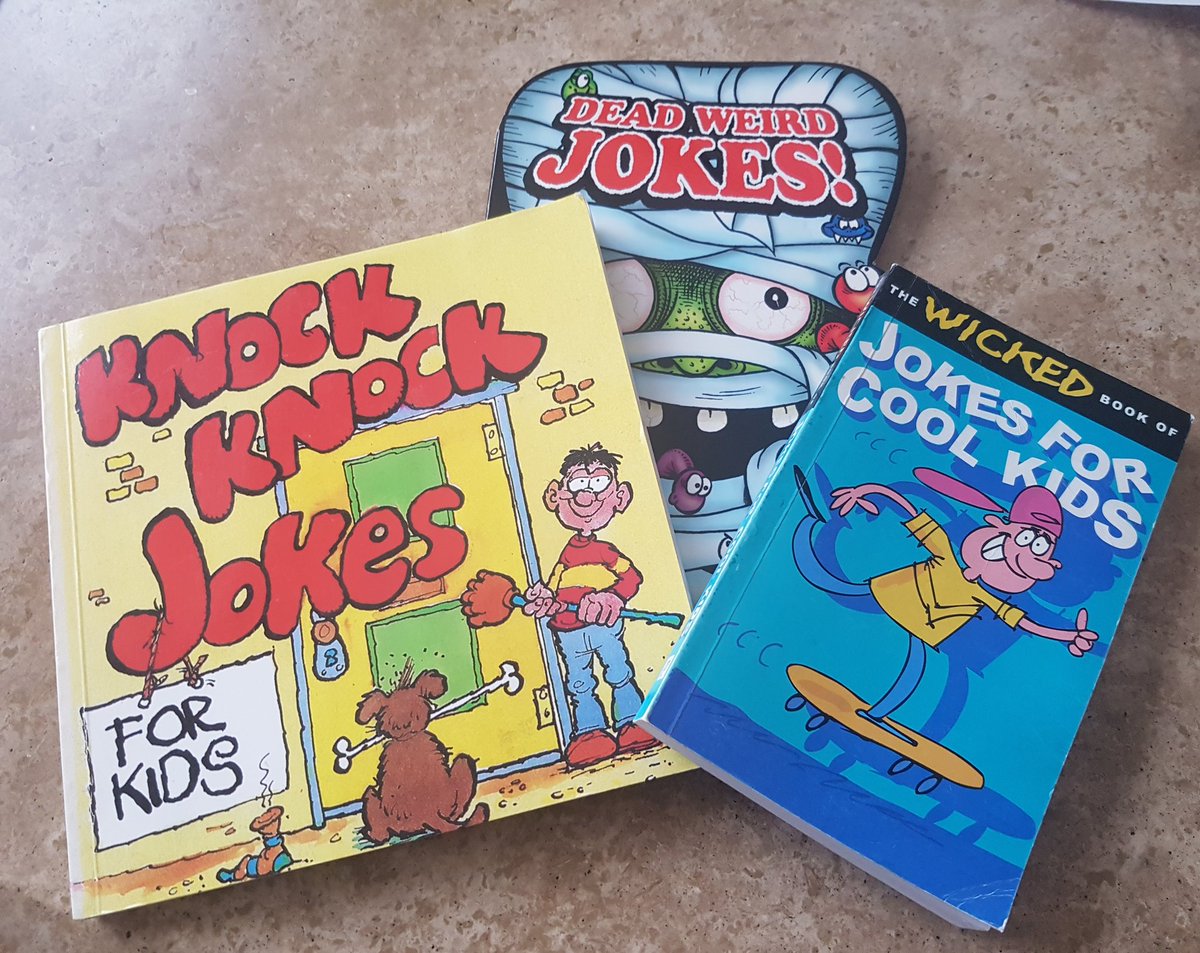 Class5EC's tweet photo. Some more joke books for 5ec to read tomorrow 🤣 https://t.co/M3CSdz8GkG