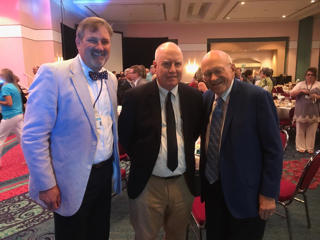 Dr. Vic Wilson with State Superintendent Mr. Sentence and CLAS Keynote Speaker Mr. Ken Blanchard. #classof2017