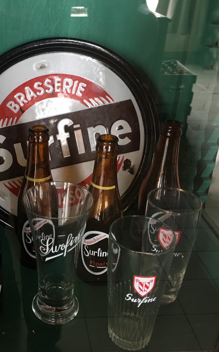 BrDubuisson's tweet photo. Surfine come back from the past of our Brewery. A new recipe but the same brand "Surfine". Brewed between 1930 and 1950 #BeerClubIE #Surfine https://t.co/NkwFLtGfS3