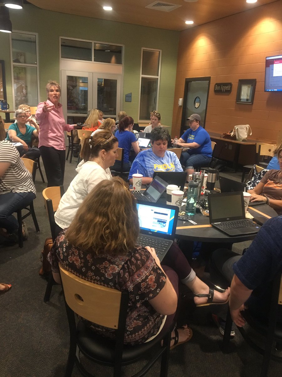 FCSinstruction's tweet photo. FCS preK-5 teachers Ignition Team learning and collaborating with Google tools- and so much more! https://t.co/51rOfe6PQF