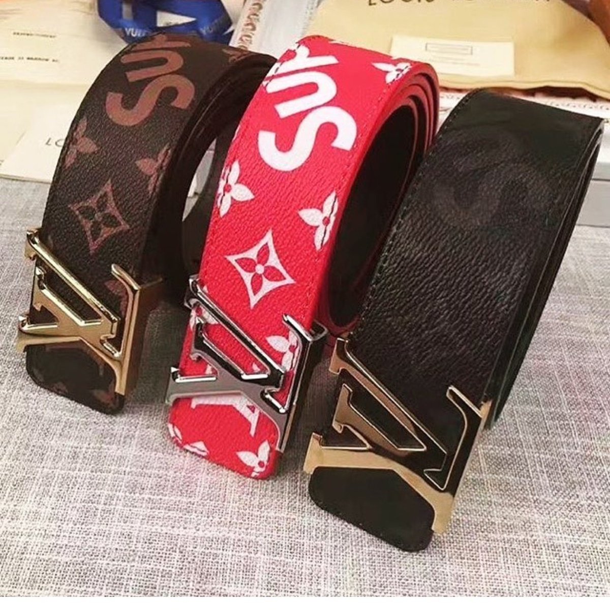 Supreme Louis Vuitton Belt Fake