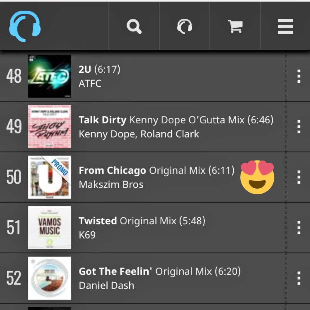 MakszimZs's tweet photo. From Chicago in the middle of the @traxsource #housetop100 :) https://t.co/ftyys44O4O