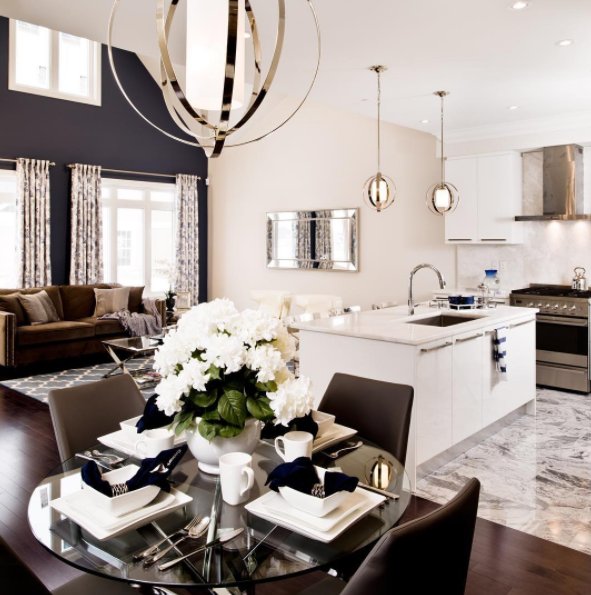 TrevisanaCA's tweet photo. The kitchen is the heart of the home, the centre of all the action!  Love this open concept Trevisana kitchen w @AvertonOntario #Interiors https://t.co/JG9C8GWZu7