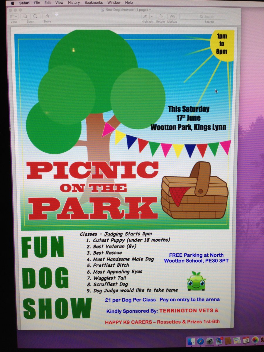 Fun dog show THIS Saturday Wootton Park come along for a fun day out 😄
