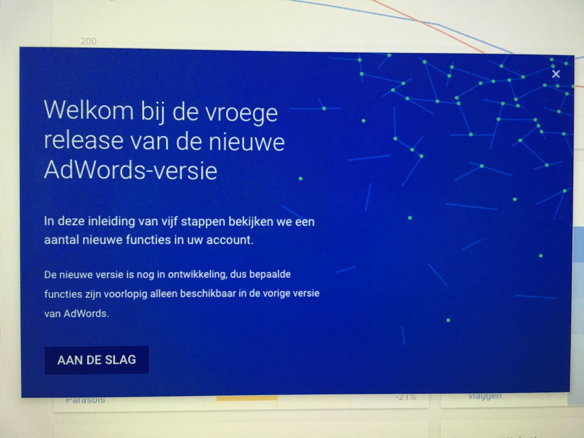 bjmullender's tweet photo. Eindelijk, de nieuwe UI #Adwords #newadwords #sem #ppc #GoogleAdWords https://t.co/itggC7ah8I