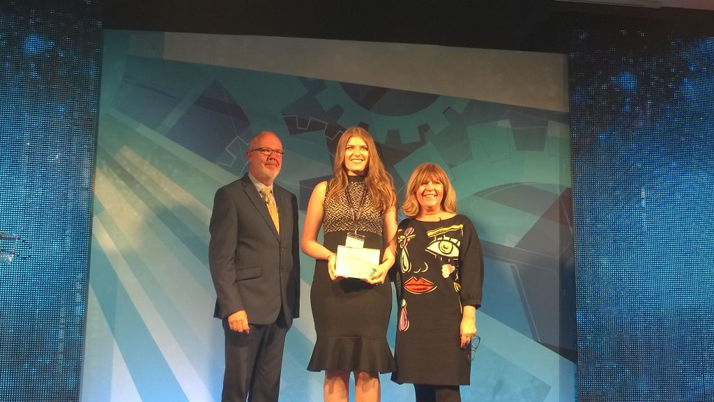 RoySocChem's tweet photo. And our Industry Technician of the year is Megan Todd! Well done! #CMB2017 #RSCwinners https://t.co/G1ttwY4Fk2