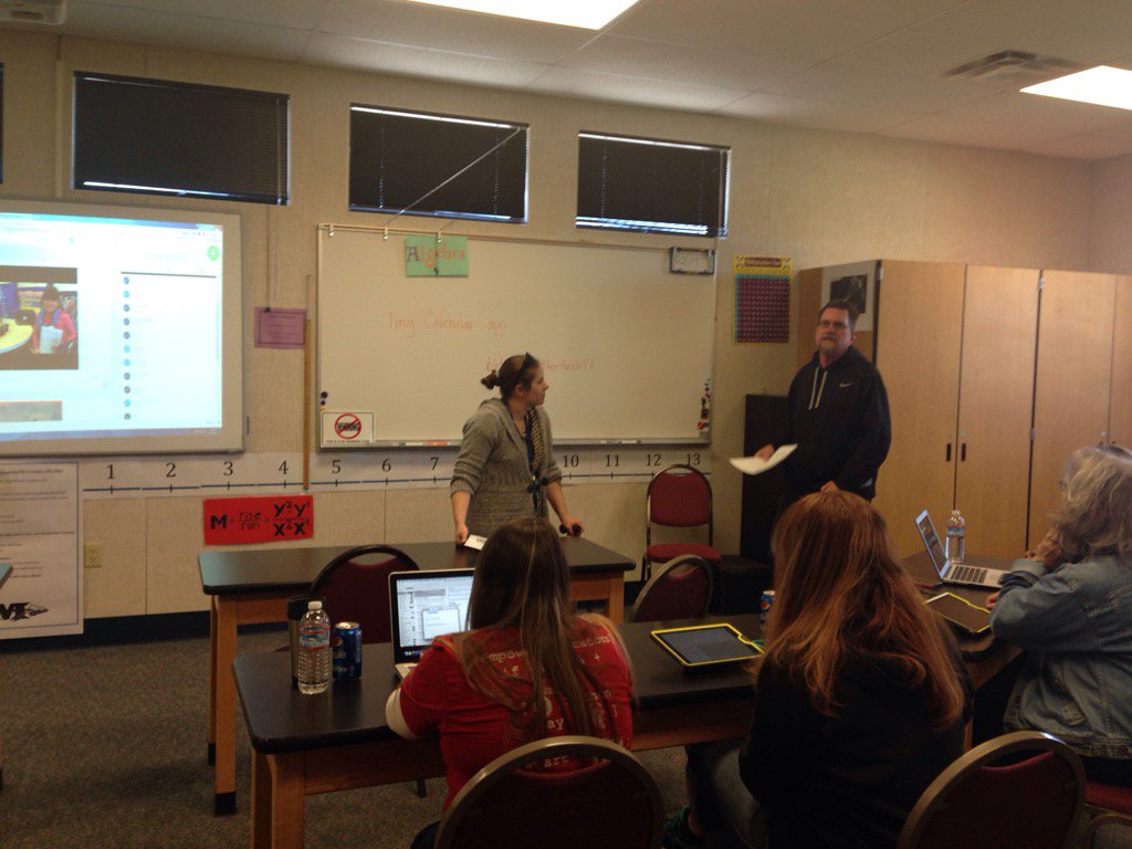 modocedcoach's tweet photo. #modocedtech Seesaw digital portfolios session with Sped teachers Lee and Bill https://t.co/dKqUU9it3K