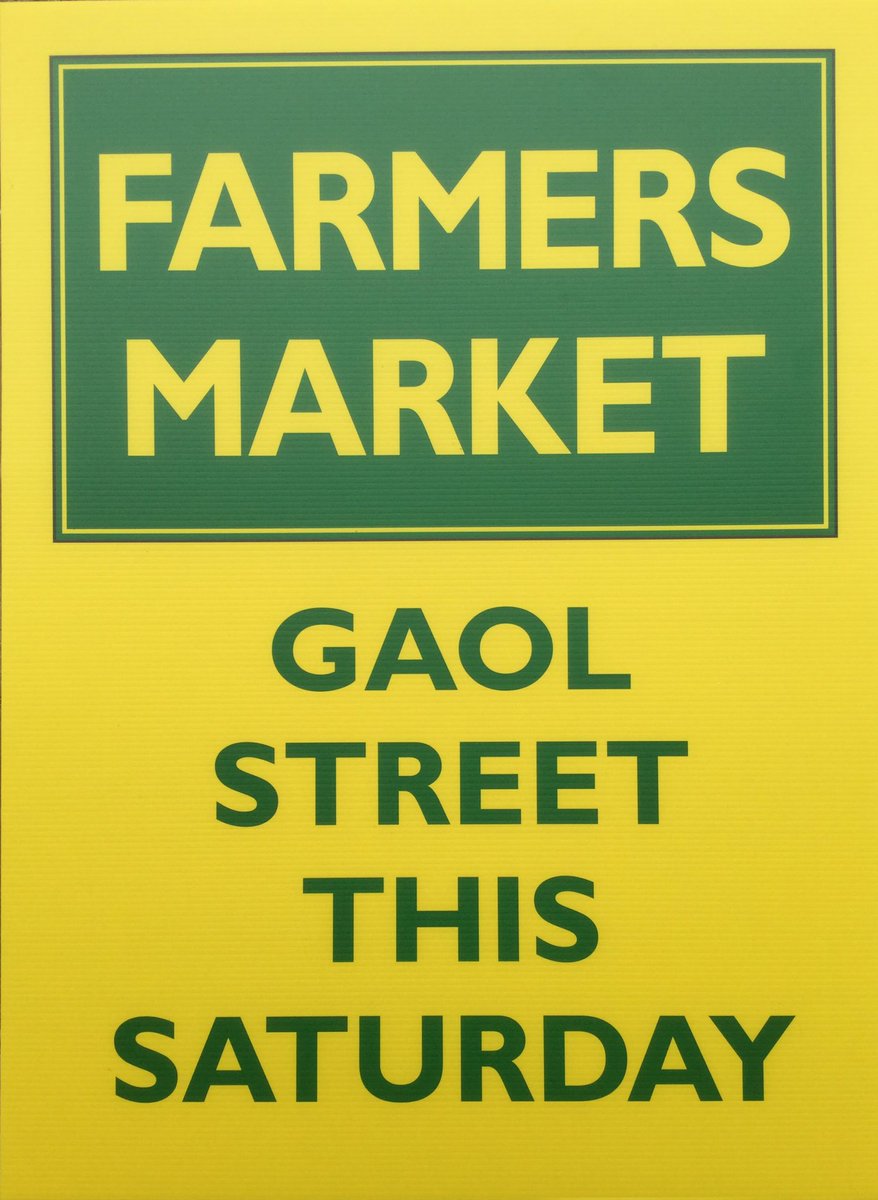 It's this Saturday - as ever the best of local produce with provenance!