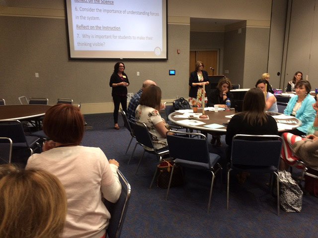 ArkansasEd's tweet photo. ADE's Michele Snyder & Cathy Mackey present on using science phenomena to engage students in deep understanding of science during #ASCD2017. https://t.co/lkHyJ6cqZh