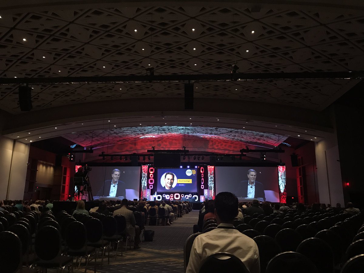 ram_ravikumar's tweet photo. #NCSC2017 #reedhastings #netflixceo #Netflix https://t.co/jfDwtLu1Lc