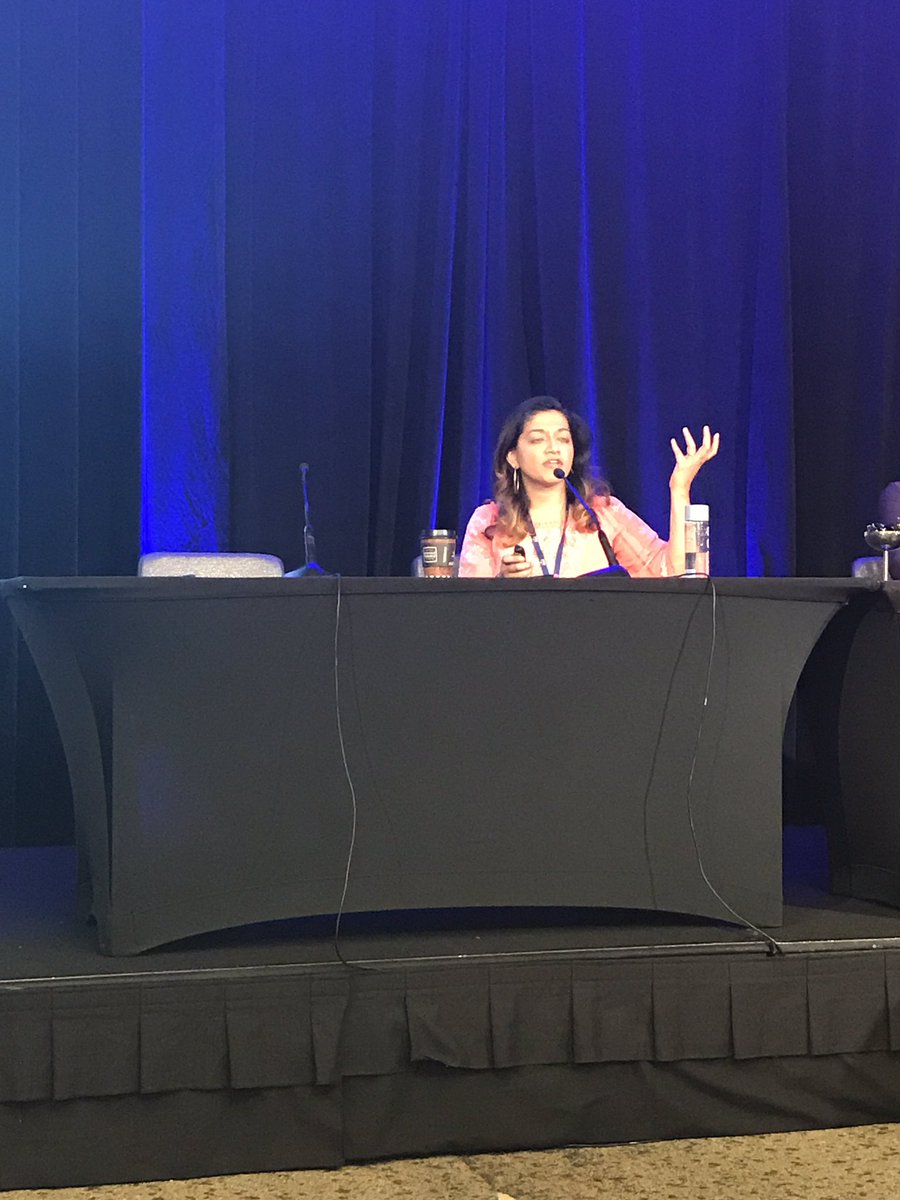 Belenmendoza's tweet photo. Learning from @reshmadc about what is your 4 am digital strategy when news cycles are 24/7 @AARPadvocates director and super star! #DMAS17 https://t.co/l3v5PKcE0W