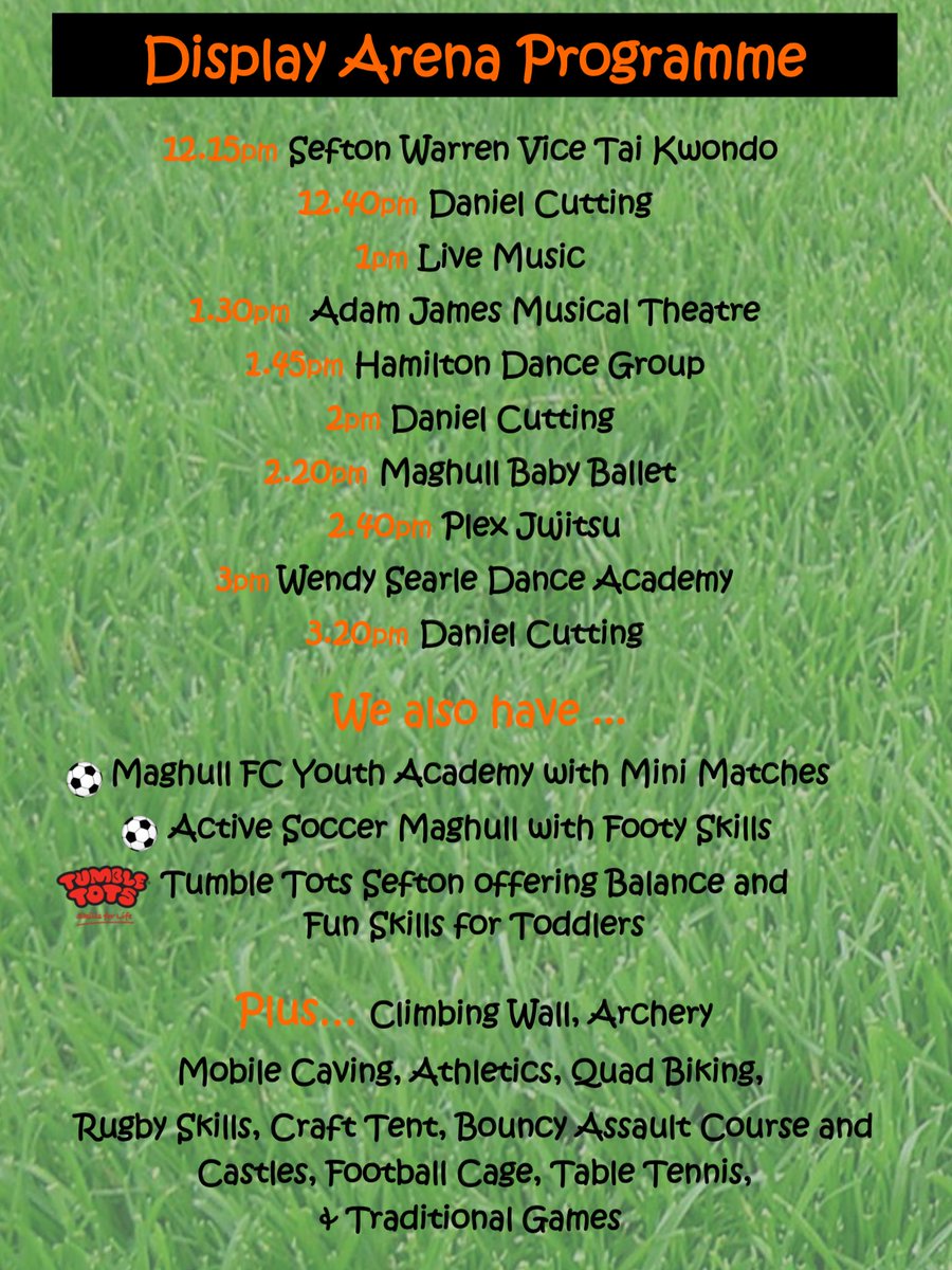 We are so excited as just over 1 week to our event day! Lots of local groups involved as you can see on flyer! #seftonhour