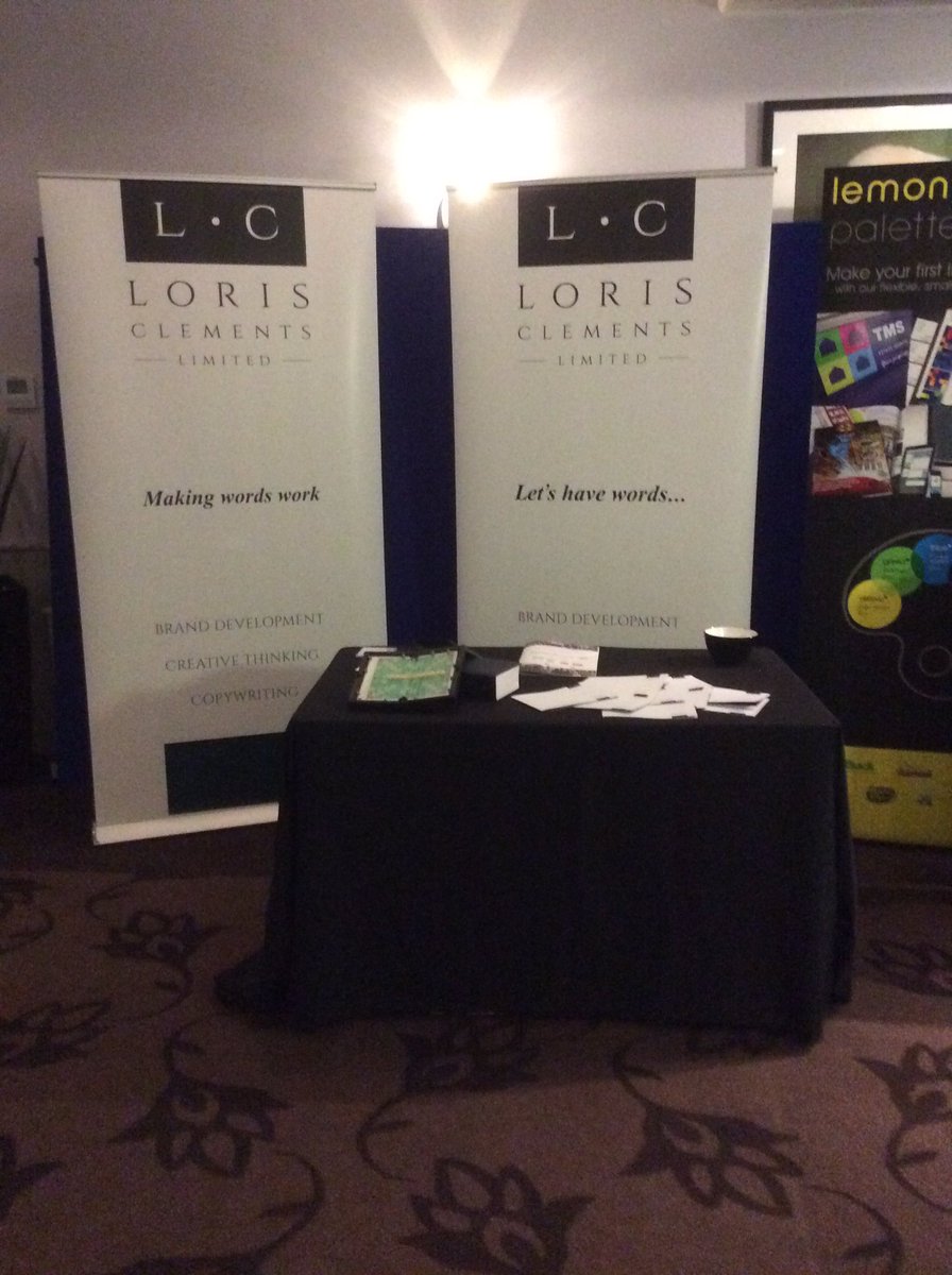 lorisclements's tweet image. #Maidstone #GrowKent tomorrow. All set up and ready to go. Come and see how a #copywriter can help your business. Let's have words...