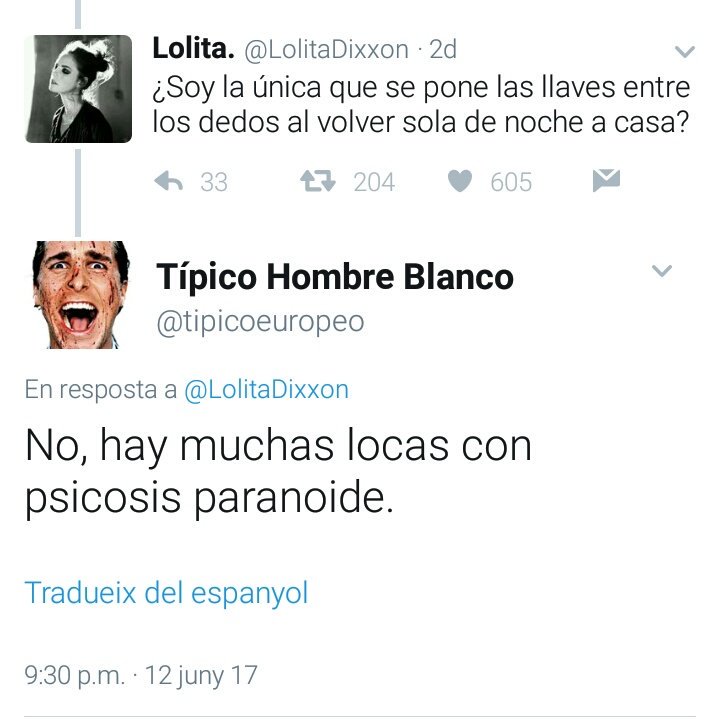 luciabxades's tweet photo. Locas con psicosis paranoide. https://t.co/QxOxx9o6GN