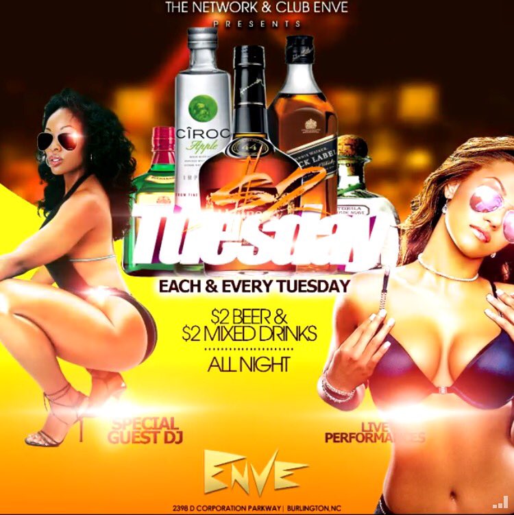 IamWillieHooker's tweet photo. #ClubEnveOnTuesday
Music By: Dj Teddy 🔥
Hosted By: Slim City (102jamz) 🎤
#Turnt2DaMax #EachAndEveryTues
2398 D Corporation Pkwy. Burlington https://t.co/Ef2DvUzE4V