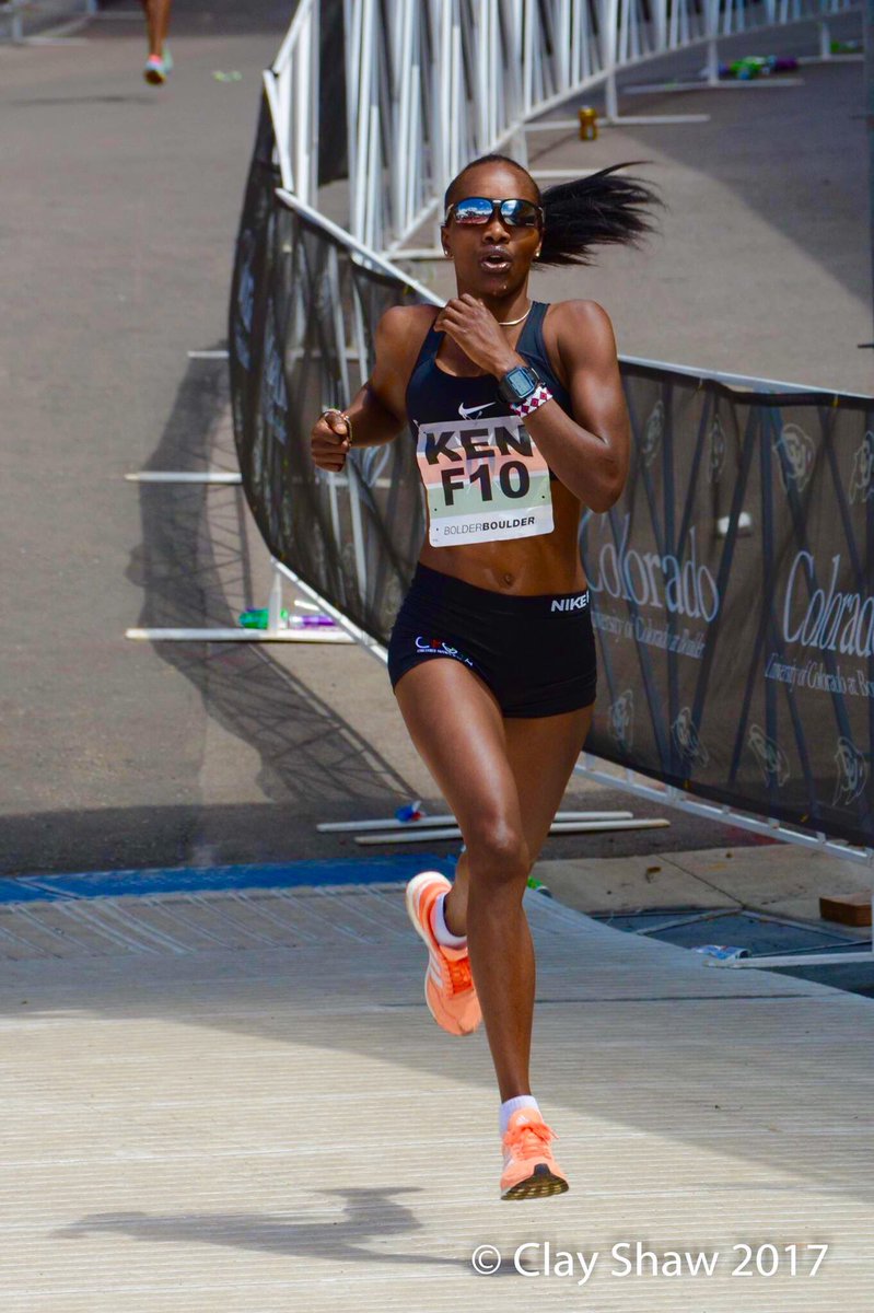 gracetherunner1's tweet image. It was a great honor to represent my country at #BolderBoulder10k