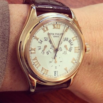 #PatekPhilippe Ref. 5035 Annual Calendar Pink Gold <a href="/Antiquorum/">Antiquorum</a>'s June 22 auction in NY. Est:$13K -18K. Details antiquorum.com/catalog/lots/p…