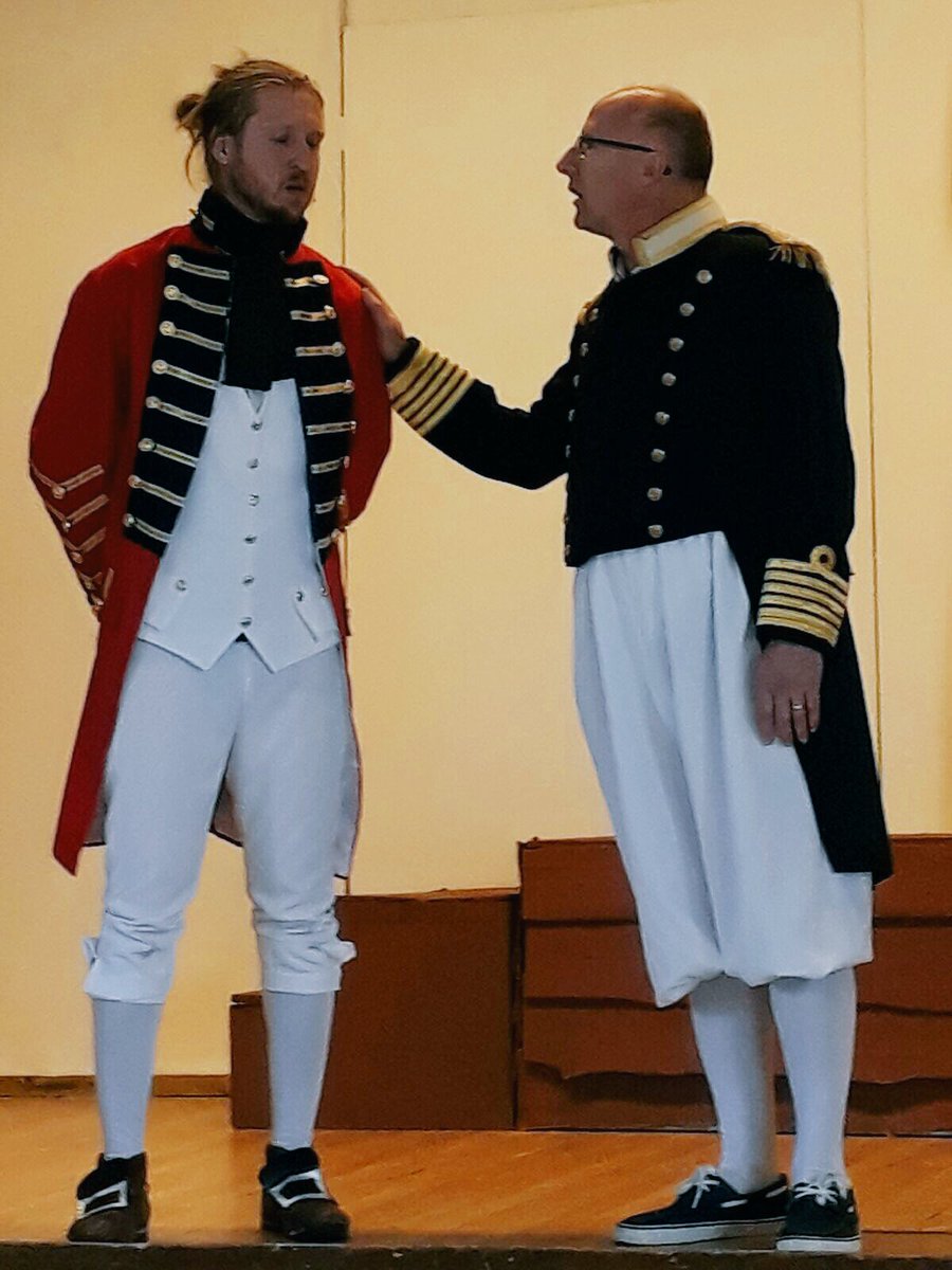 priory_players's tweet photo. One more day until curtain up on Thurs night! tkts: https://t.co/xL8VMh6N9m #showtime #play #Eltham #theatre #progresshall #ourcountrysgood https://t.co/B6bzo1QnY5