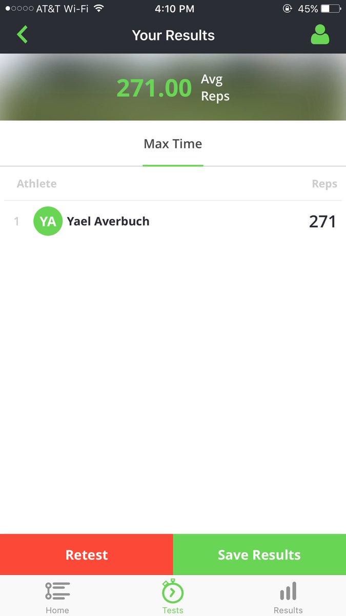 Yael_Averbuch's tweet photo. Thx for the challenge @JaredMontz! Just did the @statUPapp Thigh Juggling test. I challenge @HeatherOReilly @BeccaMoros @eTYMrak #EarnStats https://t.co/QeaSQK2J24