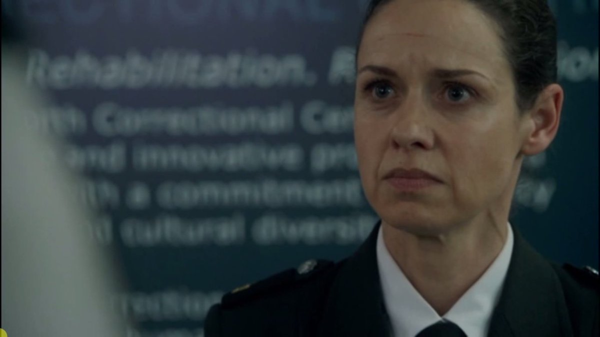 ForeverClexa's tweet photo. "Get the fuck out" - Vera to Jake. FINALLY!!! AMEN ALLELUYAH!!! #Wentworth https://t.co/37CDsKdkUj