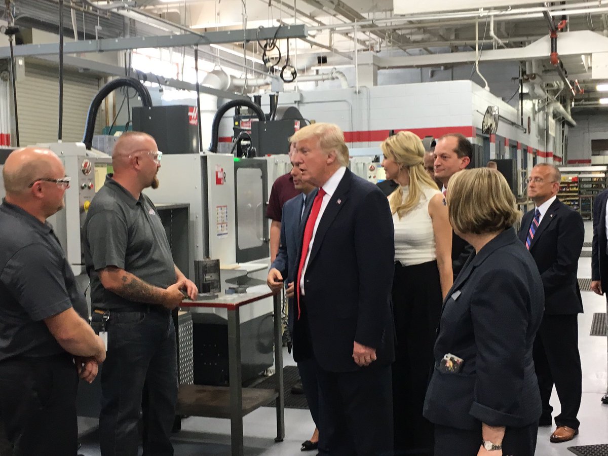 Sarah H. Sanders 45 Archived (@shsanders45) on Twitter photo .<a href="/POTUS/">President Donald J. Trump</a> <a href="/IvankaTrump/">Ivanka Trump</a> <a href="/GovWalker/">Governor Walker</a> <a href="/SecretaryAcosta/">Secretary Acosta</a> <a href="/BetsyDeVosED/">Secretary Betsy DeVos</a> tour <a href="/WCTC/">WCTC</a>, talk importance of wrkforce development .<a href="/POTUS/">President Donald J. Trump</a> <a href="/IvankaTrump/">Ivanka Trump</a> <a href="/GovWalker/">Governor Walker</a> <a href="/SecretaryAcosta/">Secretary Acosta</a> <a href="/BetsyDeVosED/">Secretary Betsy DeVos</a> tour <a href="/WCTC/">WCTC</a>, talk importance of wrkforce development