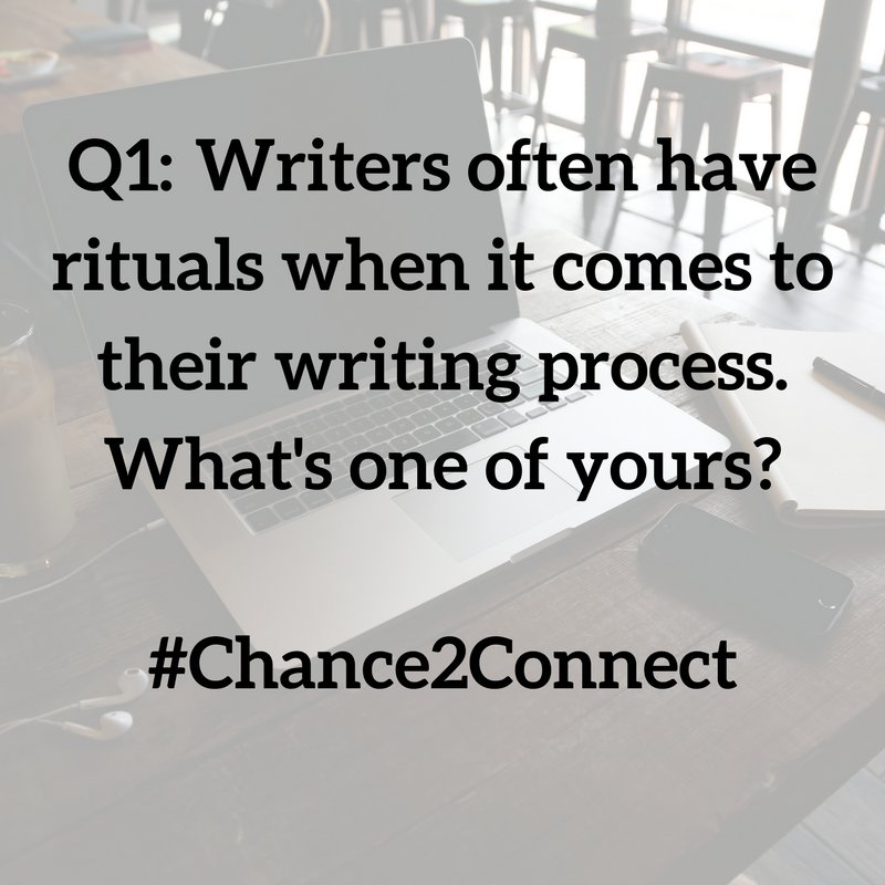 kimwritesbooks's tweet image. Now that the introductions are out of the way, on to the questions! :) #Chance2Connect