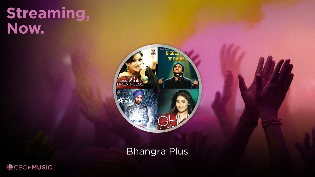 CBCMusic's tweet photo. Turn up the heat with our #BhangraPlus stream featuring @arrahman @PanjabiMC1 &amp; @EnKarma 🔥 https://t.co/4TKuKICi7n https://t.co/i4MlseBLEM