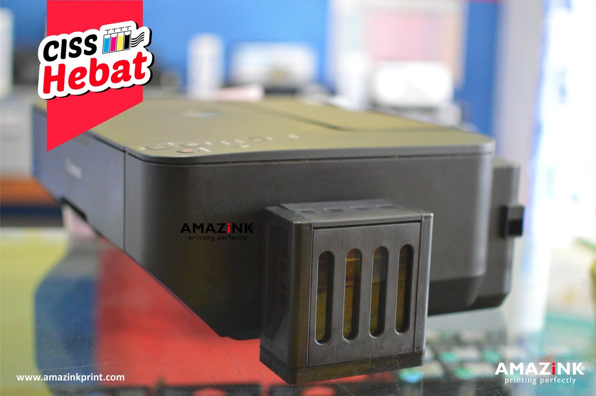 amazinkprint's tweet image. Sistem infus printer AMAZiNK untuk printer Canon Pixma. Lebih praktis dalam refill tinta, selang infus lebih rapi dan elegan. #infusprinter