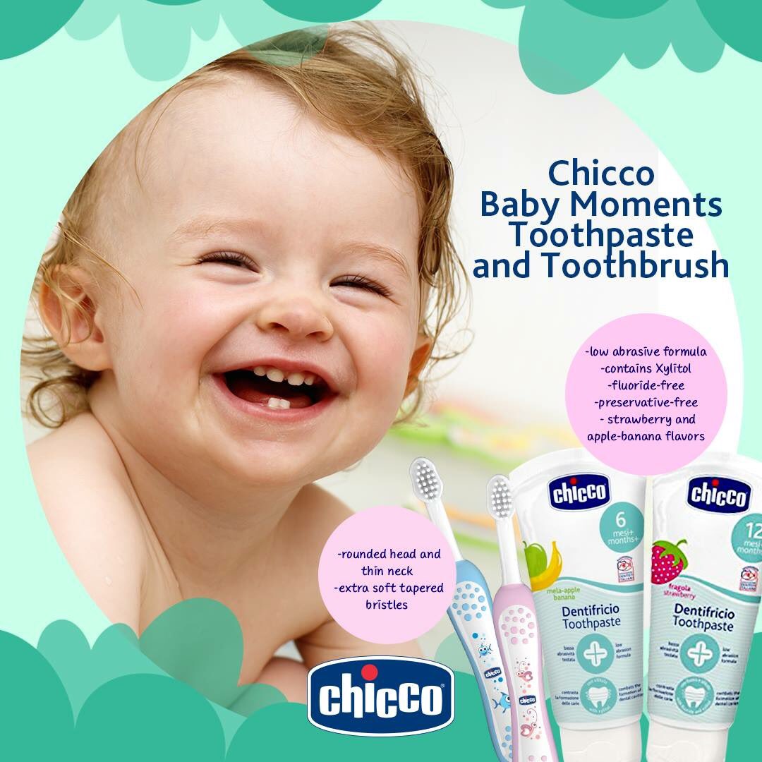 ChiccoPH's tweet photo. Make brush time fun with our Chicco Baby Moments toothbrush &amp; toothpaste! Designed &amp; formulated to take care of your baby's milk teeth. https://t.co/cHUBmcQuyl