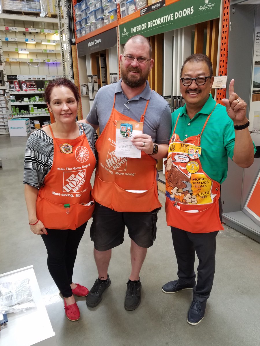 D30inAction's tweet photo. Recognizing Greg @HDVacaville1043 for lead producing 270 carts worth of siding and Windows! @SAI_dealmaker https://t.co/bCEUMblLpD
