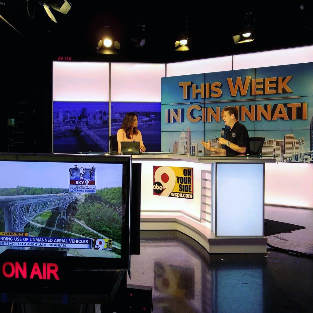 Talking #drones on "This Week in Cincinnati"