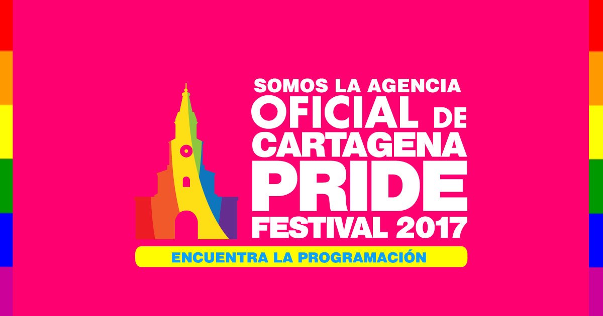 GayTravelCol's tweet photo. ¿Ya tienes tus entradas para el Cartagena Pride Festival? Conoce la programación y compra tus entradas ahora👉 https://t.co/NPafiqHk9i #LGBTI https://t.co/qpvLSsHT2V