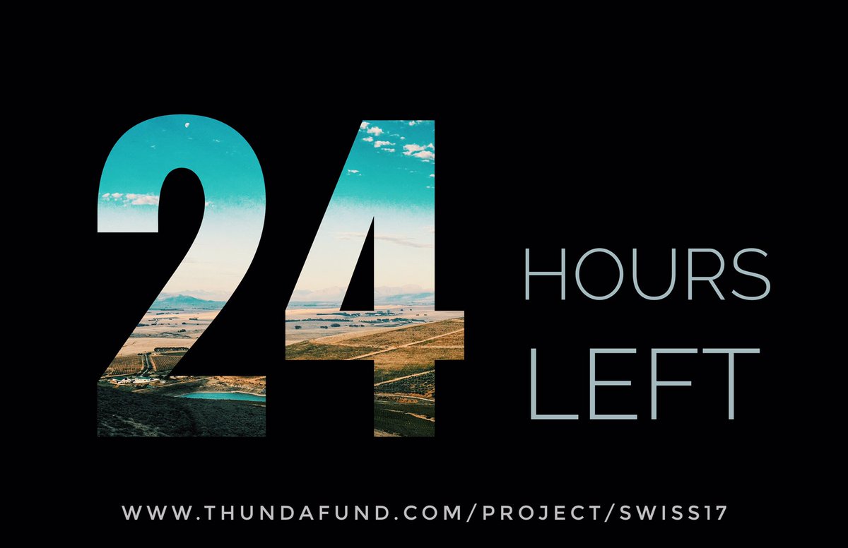 #24hours. #crowdfunding left 
<a href="/Thundafund/">Thundafund</a>