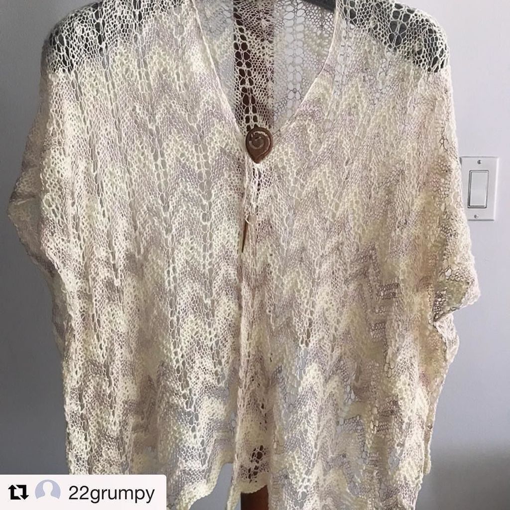 Artyarns's tweet photo. Knitted with just 1 Drama Queen Silk Kit, the Chevron Jacket. #Knitting #instaknit #loveknitting #knittinglove #knittingyarn #knittersofins… https://t.co/Qa2EW1Aucs
