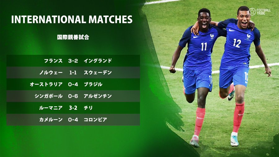 フランスがイングランドに競り勝つ ブラジルは開始10秒弾飛び出す Football Tribe Japan