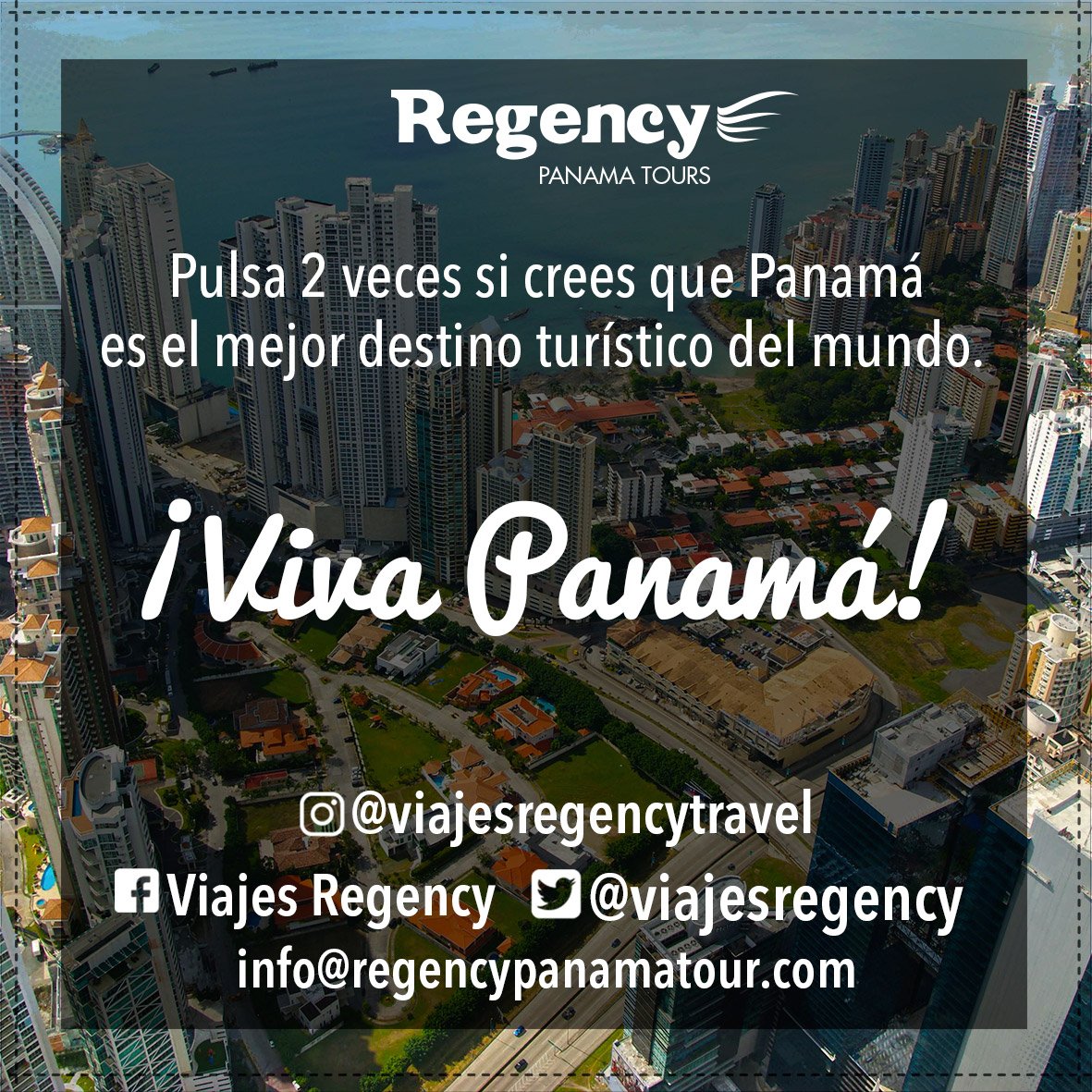 ViajesRegency's tweet photo. ¿Cuantos #PanamaLovers tenemos por acá? 
#ViajesRegency #BocasDelToro #Chiriqui #Taboga #Taboguilla #David #PuntaCerro #Azuero #Paquete https://t.co/LTYNbFuDuq