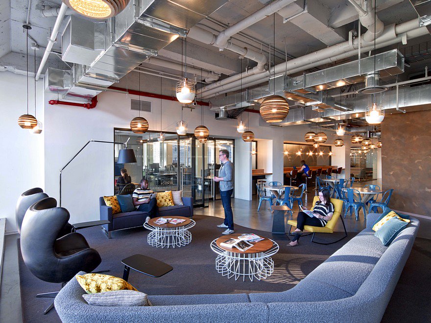 materialicious's tweet photo. First Office Space for Cond Nast Entertainment Features a Rustic and Industrial Aesthetic #office #interiordesign https://t.co/qQpv7ozAc4 https://t.co/J24ca1Subn