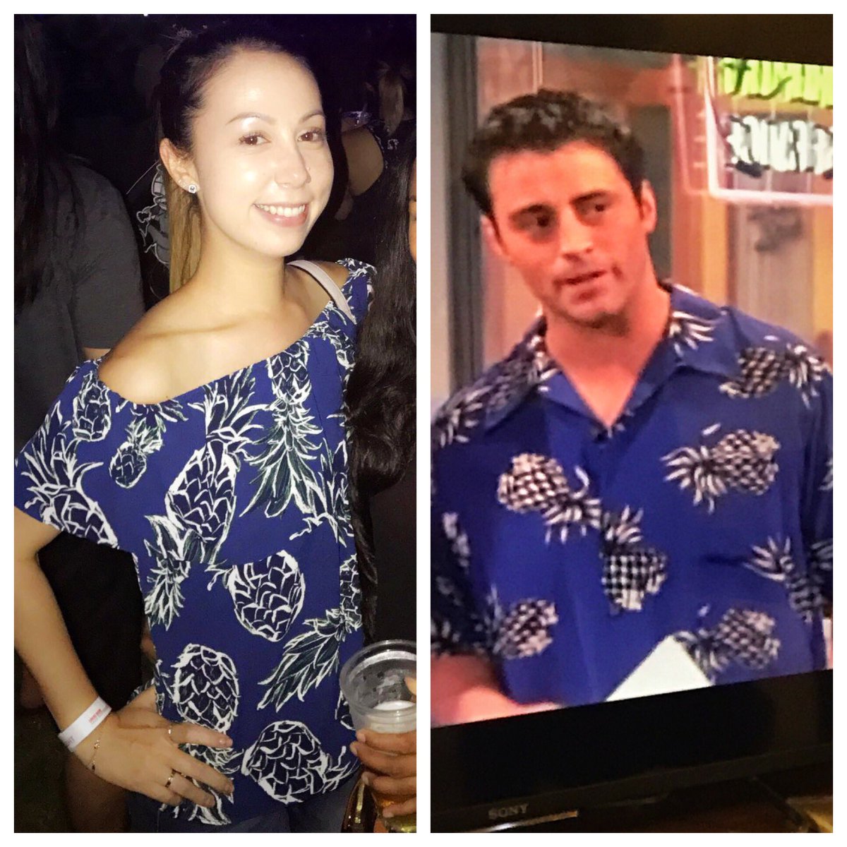 neeeeeen88's tweet photo. When you have the same style as Joey Tribbiani.... https://t.co/W18OYjJTMw
