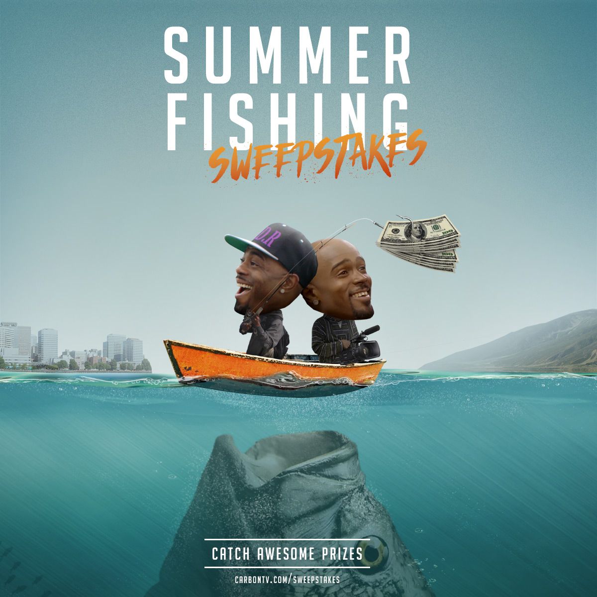 CarbonTV's tweet photo. SUMMER FISHING #SWEEPS! Enter for a chance to #WIN a $500 VISA gift card + more! Get daily entries now - 6.30.17 >> https://t.co/XgwH1qVikg https://t.co/Tvf8gQegqd