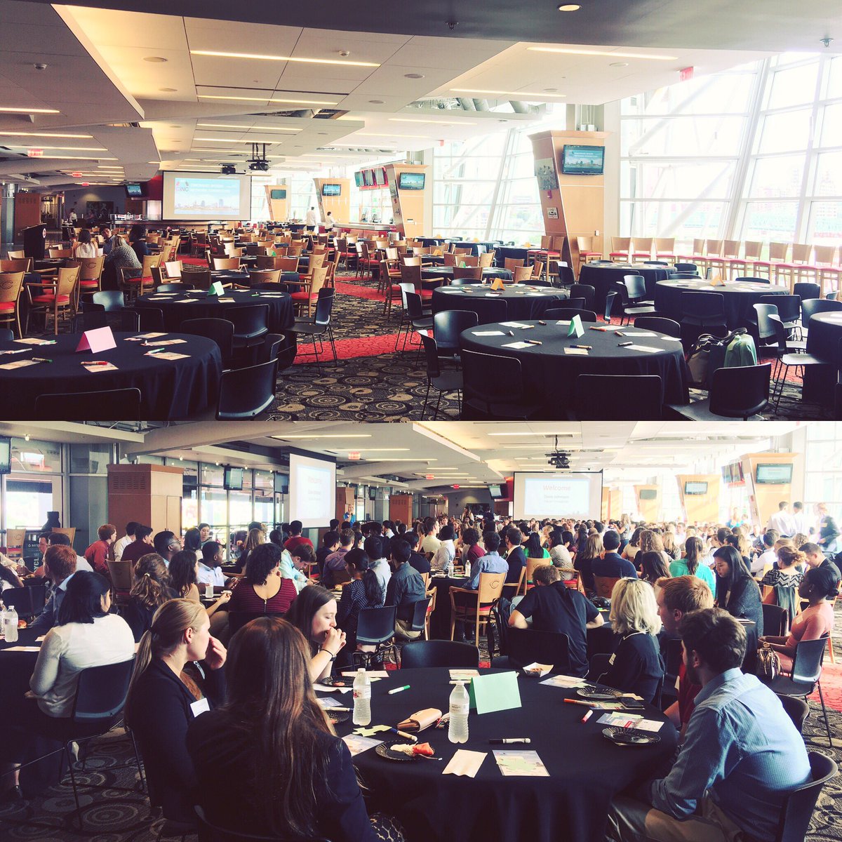 EYOhioRecruiter's tweet photo. @CincyIntern @CincyChamber kickoff #preptime versus #gametime @CincinnatiReds stadium. https://t.co/KhrHrBpTVH