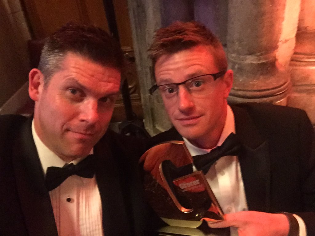 drgjgordon's tweet photo. Eyes on the prize - Tesco Food waste guru Mark Little collects Grocer Gold 'waste not want not' award! #GrocerGold https://t.co/bjZ6NRUgkV
