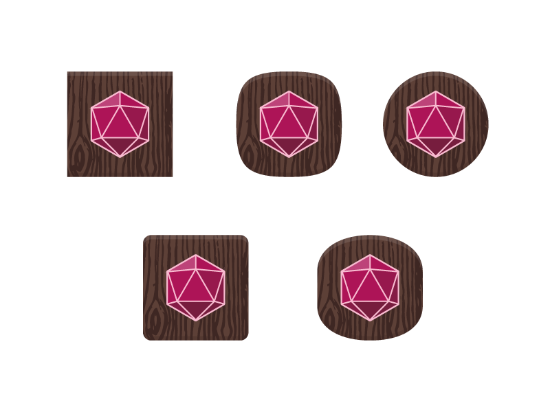 ASKrahn's tweet photo. For some reason I'm starting Daily UI with #005.
#DailyUI #day005 #AndroidO #icondesign 
(Android O will reshape/animate layered icons) https://t.co/q77LdUKwmj
