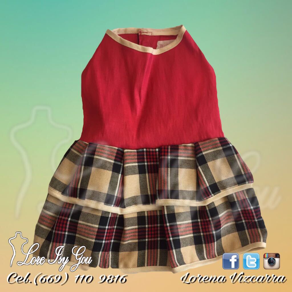 LovzDesign's tweet photo. #LoreIsyGou #LOVZDesign #VestidosparaMascotas #Cuadros #Escoses #Pets #Mascotas #PetLovers https://t.co/UOxaHG0FTc