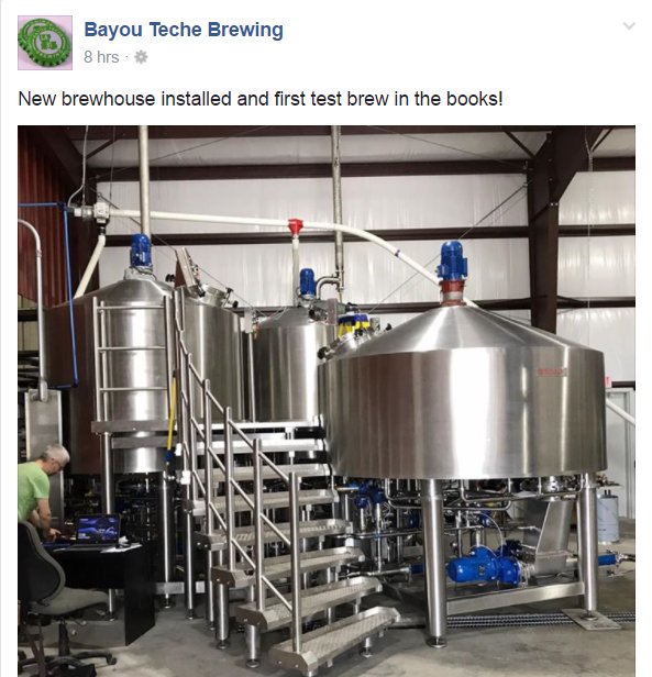ScottsBeer's tweet photo. @aizoongroup happily brewing with @BayouTecheBiere on their beautiful brand new @simatecimpianti 2 - 20bbl brewhouse
https://t.co/WWGBkn63bd https://t.co/VJKAiPmqbs