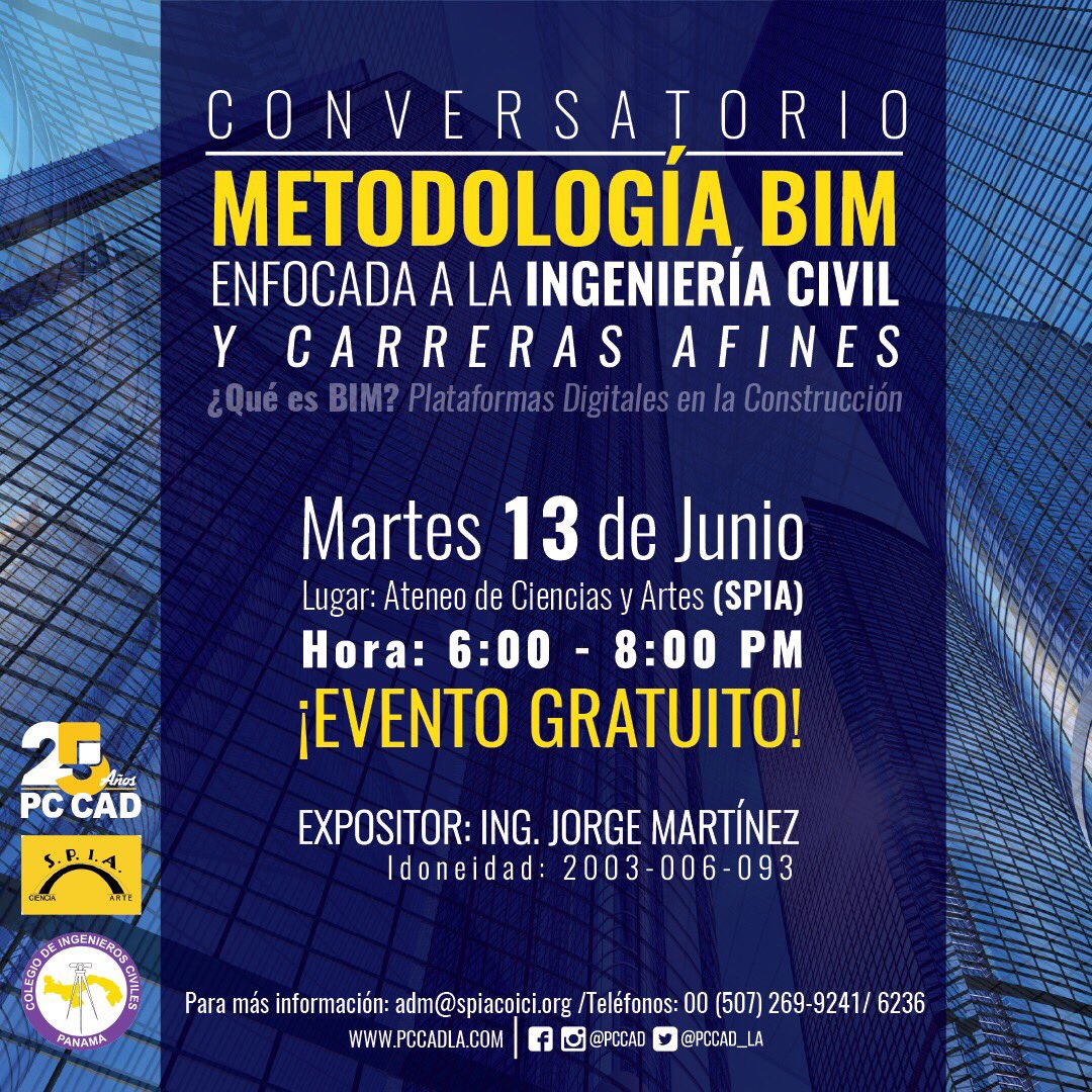 Colegio de Ingenieros Civiles de Panamá de la SPIA tweet media
