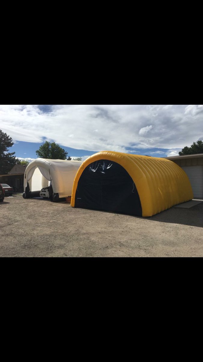 DentAlliancePDR's tweet photo. When the shop gets full, the tents go up. #Dents #PDR #AutoHailRepair https://t.co/nIq6I0zxvP
